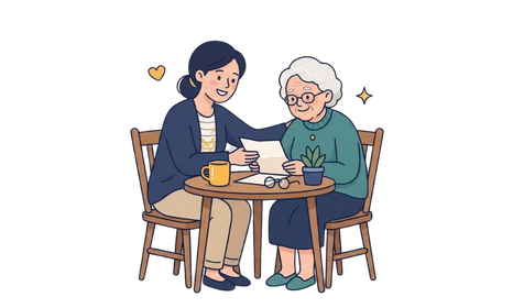 Host Home Provider welcoming an individual into their home